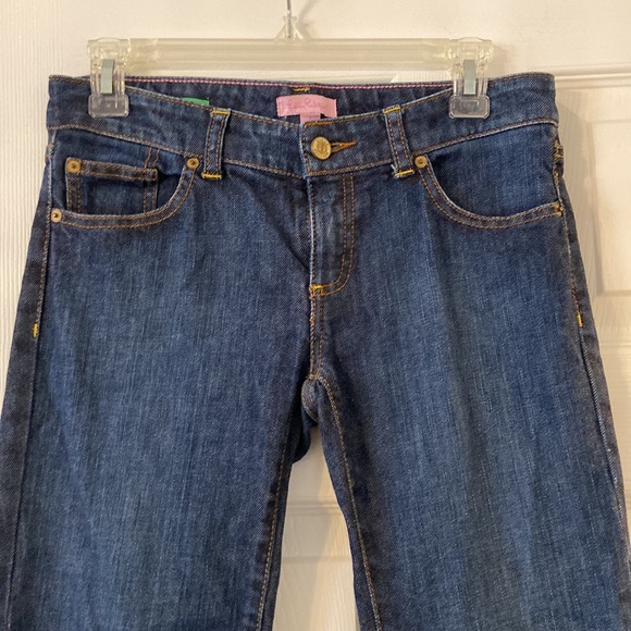 Lilly Pulitzer Jeans size 2 palm beach fit inseam 24” excellent condition - Picture 2 of 12